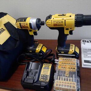 New DEWALT 20V MAX Cordless 1/2 in. Drill/Driver and 1/4 in. Impact Driver Kit